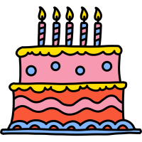 cake colorful